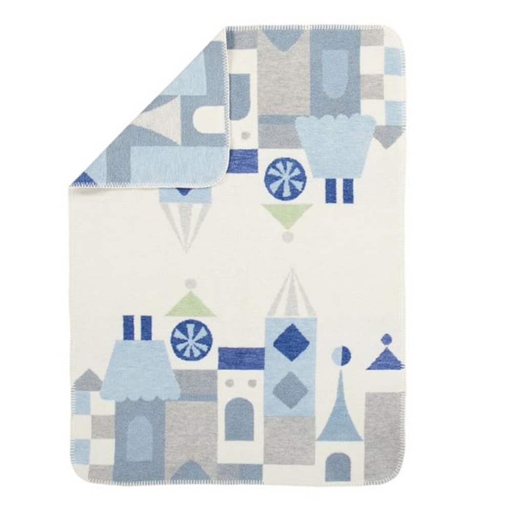 Pottery Barn Kids It’s a Small World Baby Blanket. GUC.